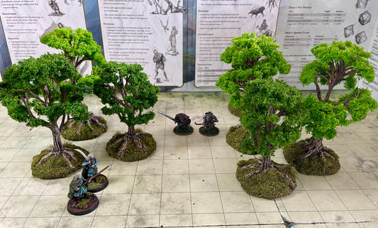 10 Model trees, D&D and wargaming scenery