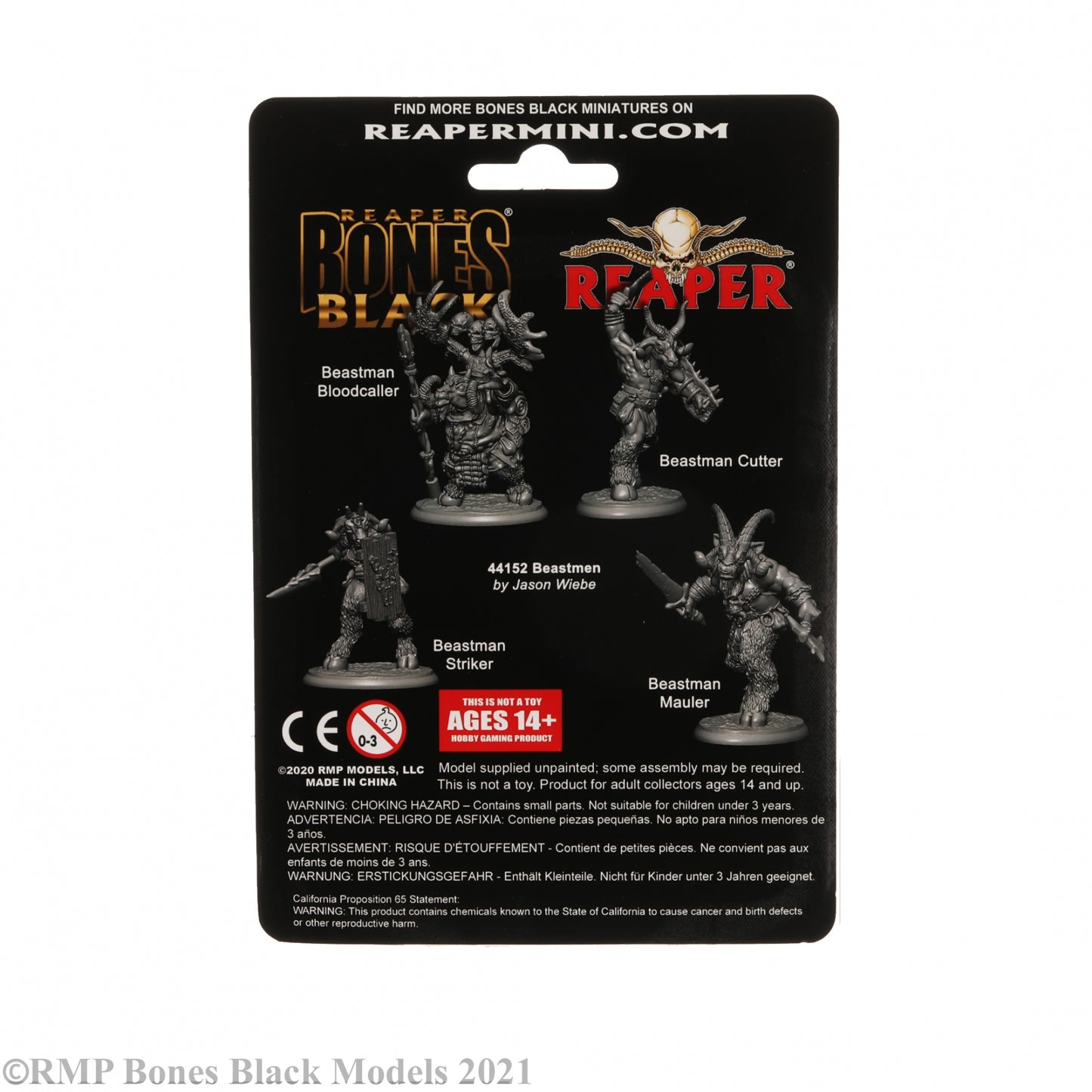 Reaper Black Beastmen (4)- 44152