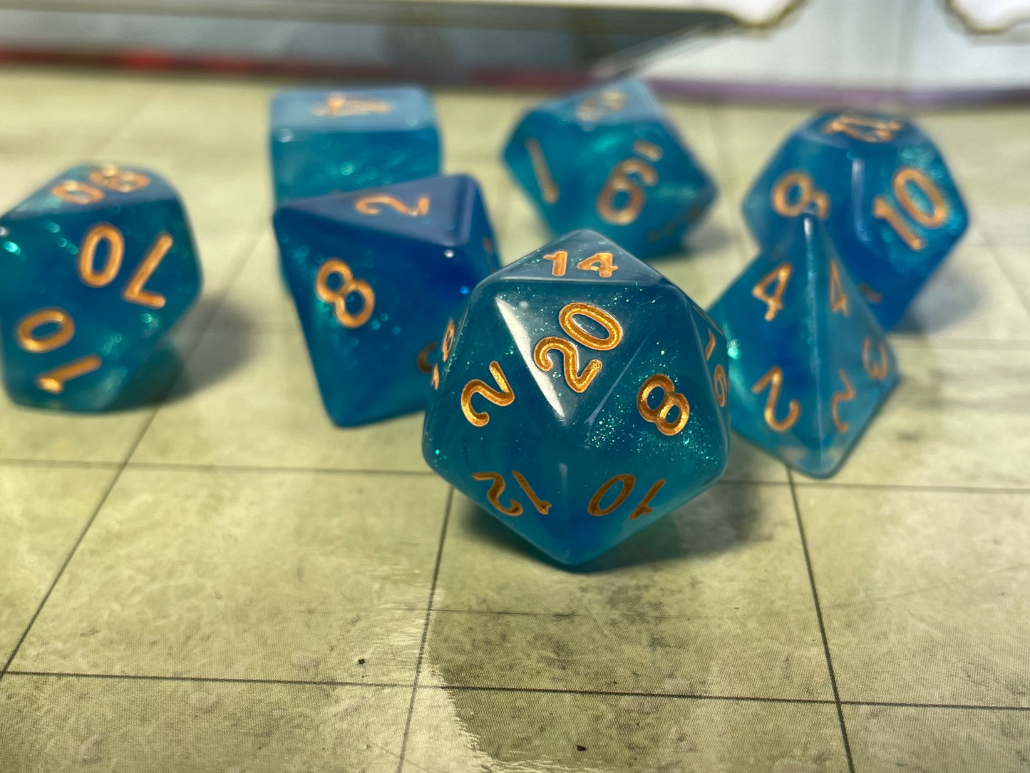 Mythic- Poly Dice Set- Mermaids Crown