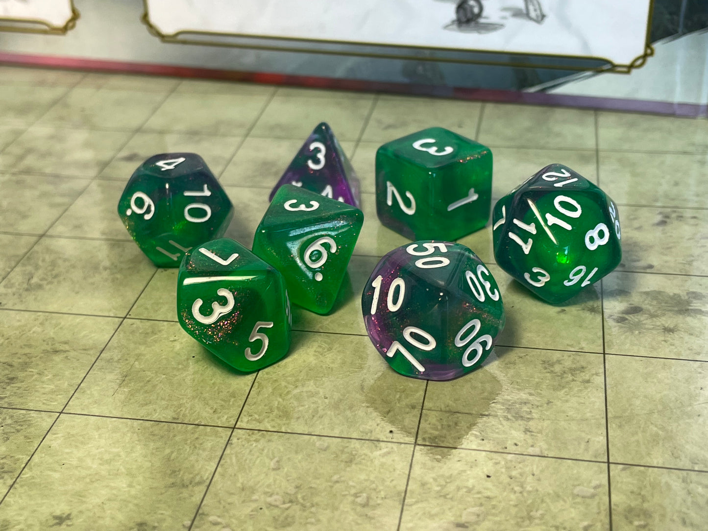 Mythic- Poly Dice Set- Potion