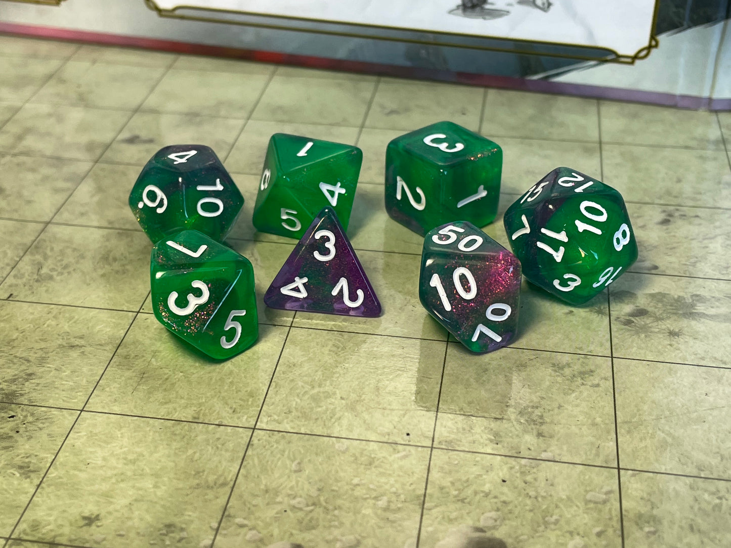 Mythic- Poly Dice Set- Potion