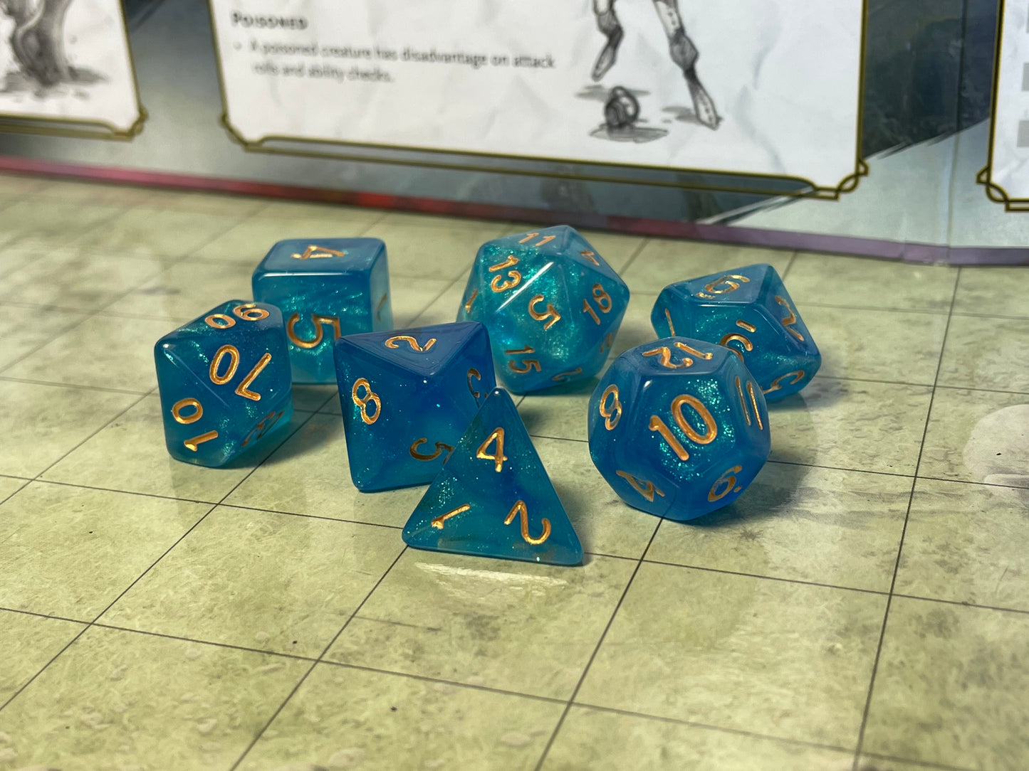 Mythic- Poly Dice Set- Mermaids Crown