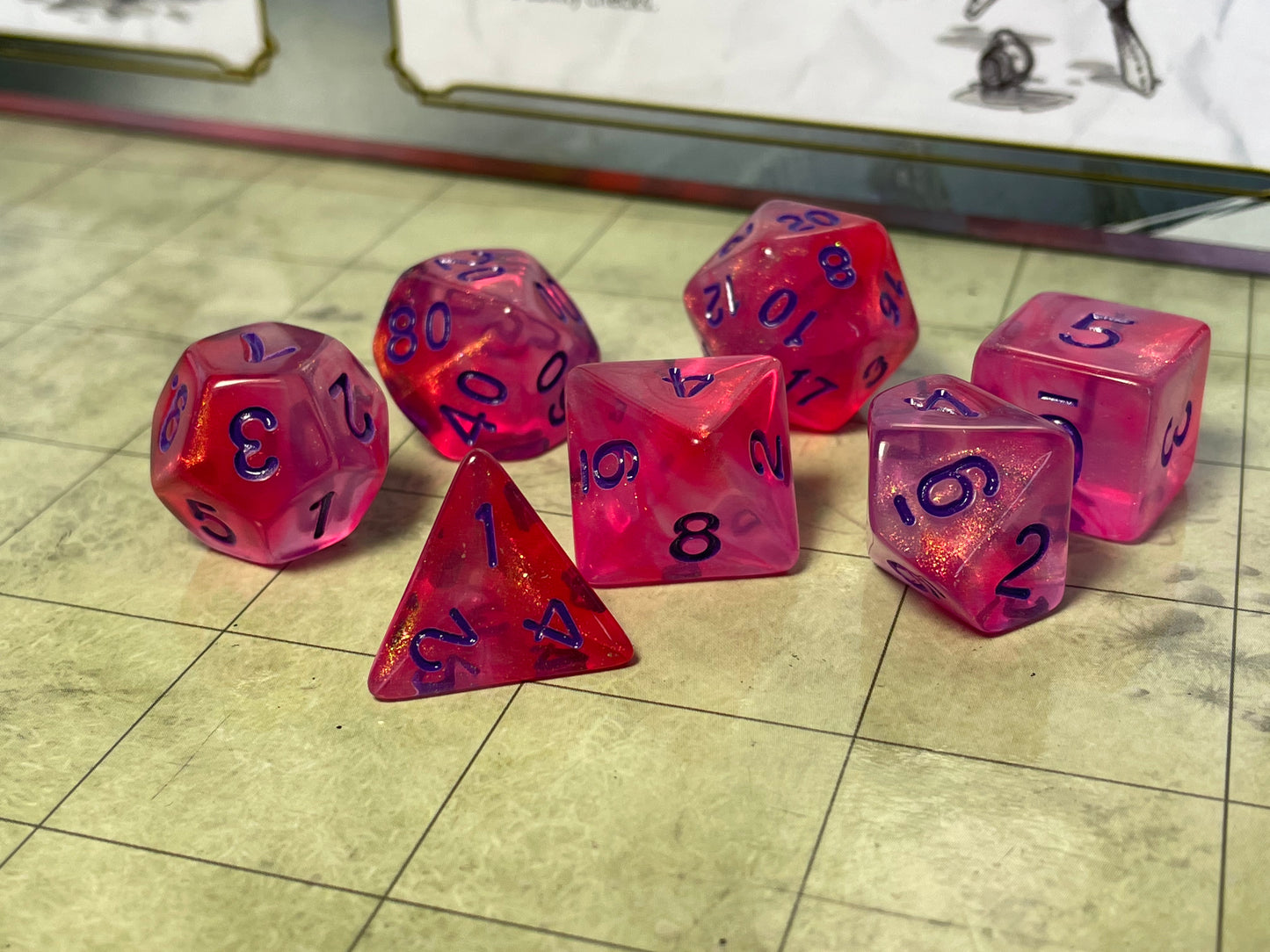 Mythic- Poly Dice Set- Cheshire