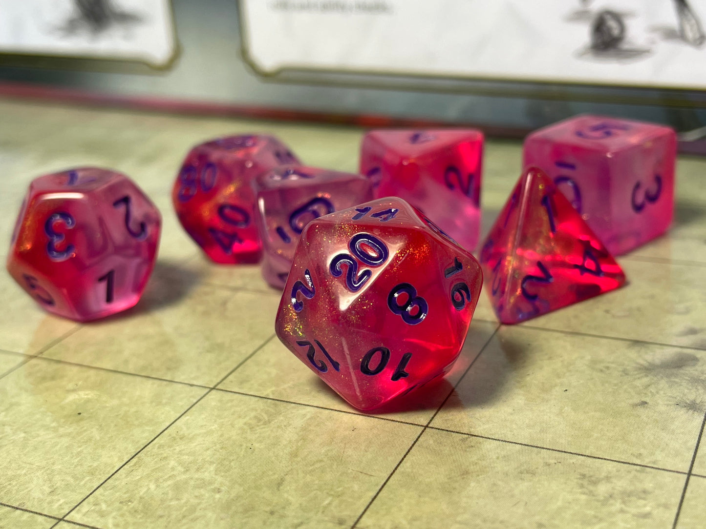 Mythic- Poly Dice Set- Cheshire