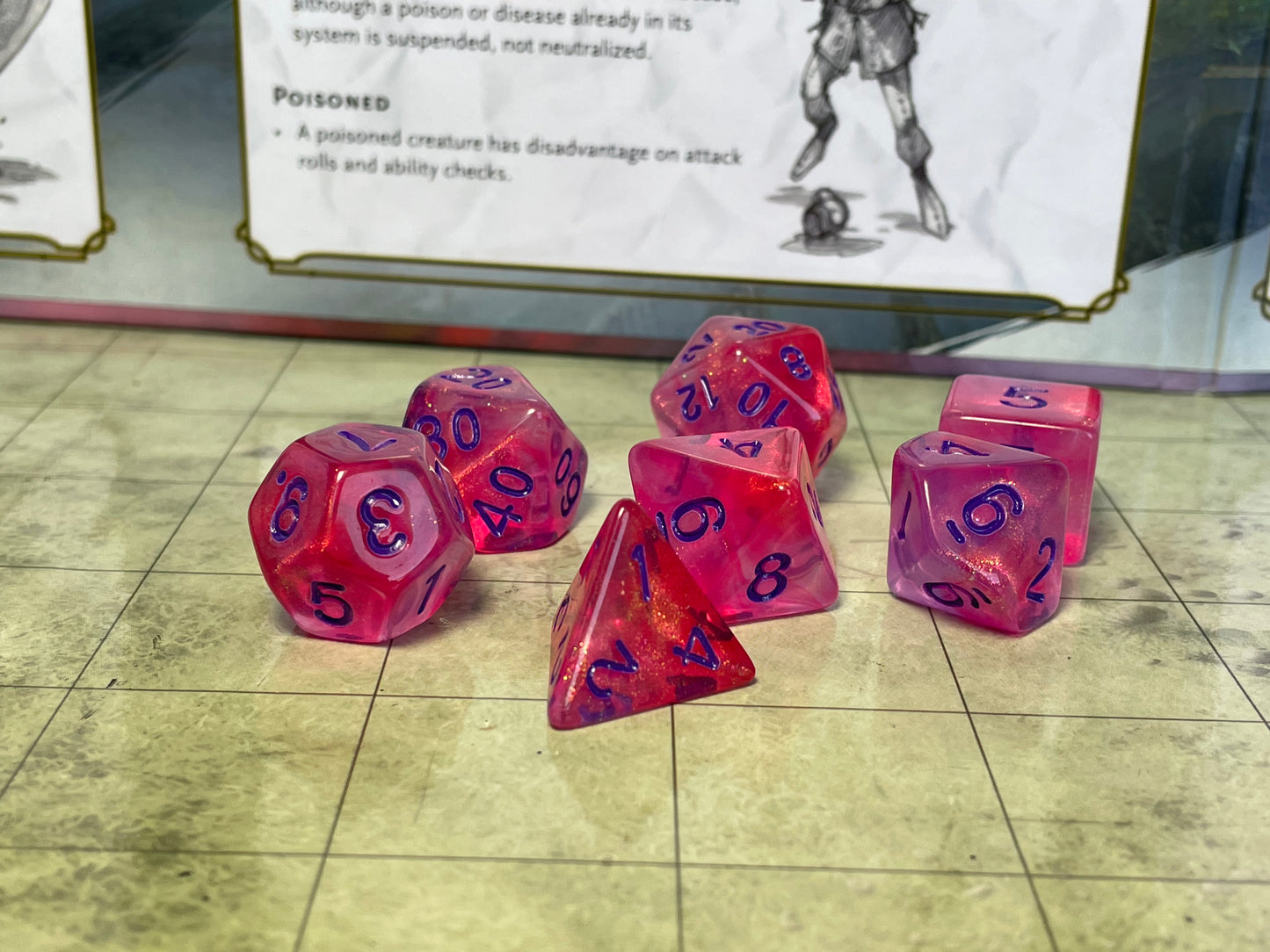 Mythic- Poly Dice Set- Cheshire