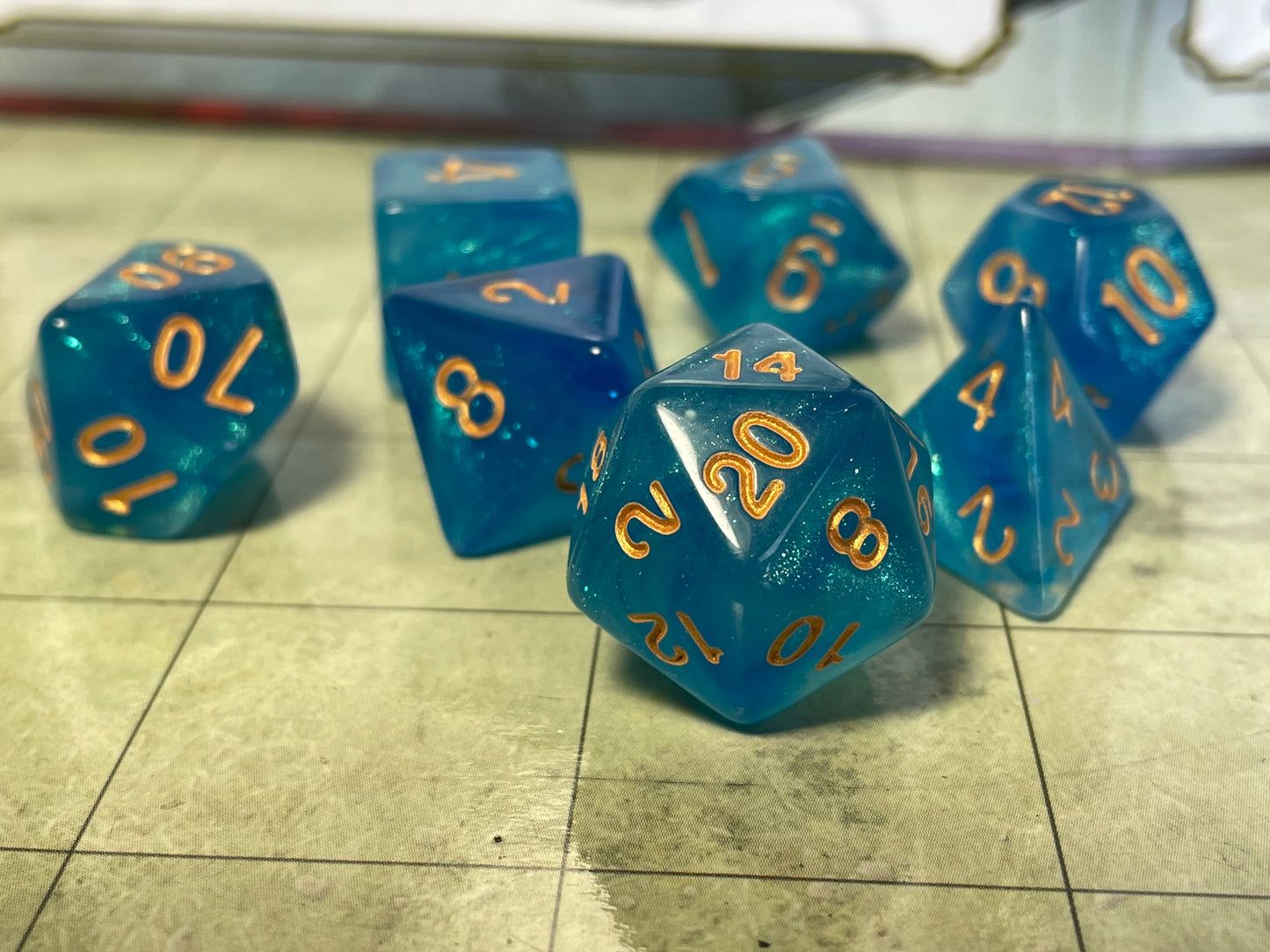 Mythic- Poly Dice Set- Mermaids Crown