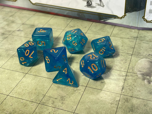 Mythic- Poly Dice Set- Mermaids Crown